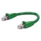Add-On 6IN RJ-45 MALE TO RJ-45 MALE CAT6A STRAIGHT GREEN UTP COPPER PVC PATCH ADD-0-5FCAT6A-GN - alternate 7